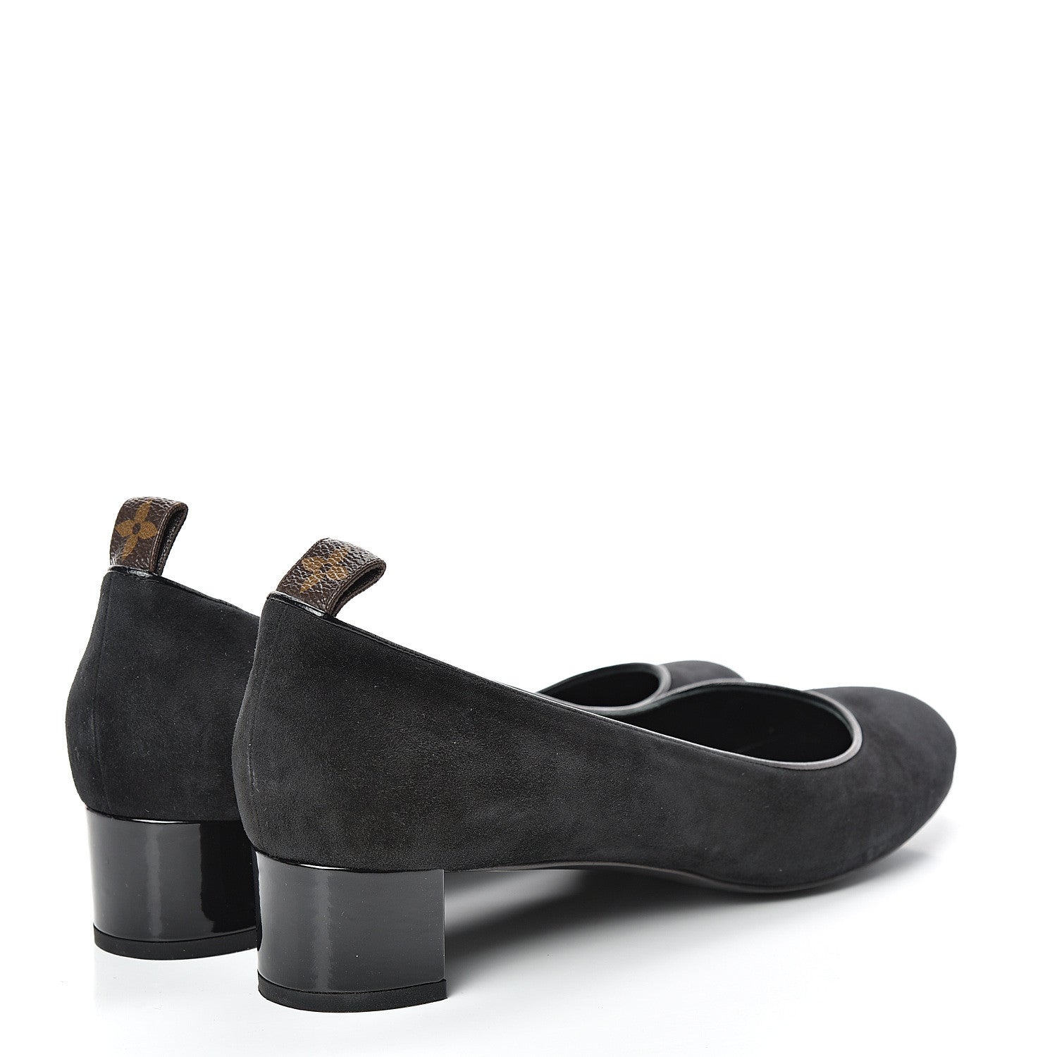 Louis Vuitton Suede Uniformes Pump 40.5 Black 4 of 10