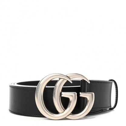 Gucci Moon Calfskin Nickel Double G 40mm Belt 110 44 Black 1 of 6