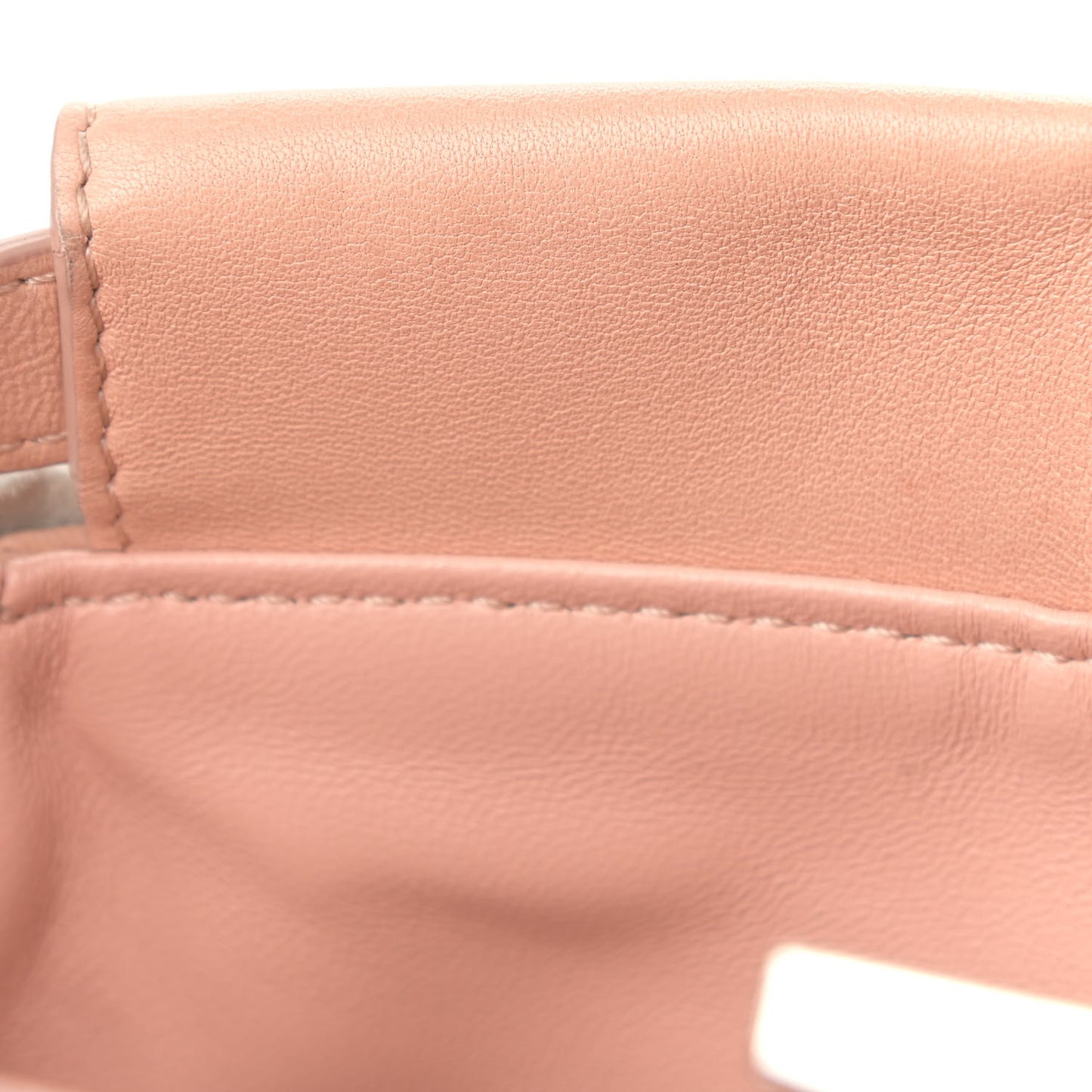 Nappa Rosebud Mini Peekaboo Iconic Satchel Baby Pink