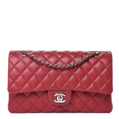 Chanel Caviar Quilted Medium Double Flap Red 1 of 7