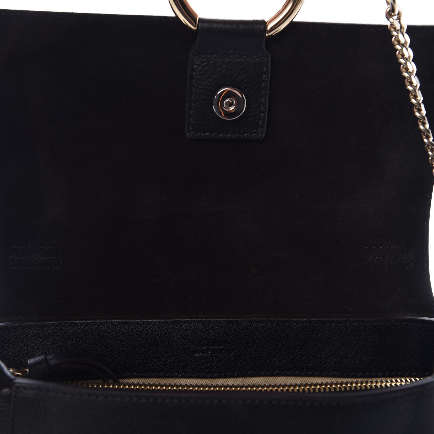 Chloe Calfskin Small Faye Day Shoulder Bag Black 11 of 13