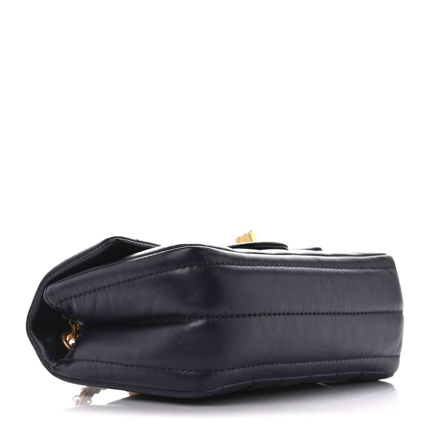 Aged Calfskin Vertical Quilted 2.55 Reissue Mini Flap Navy