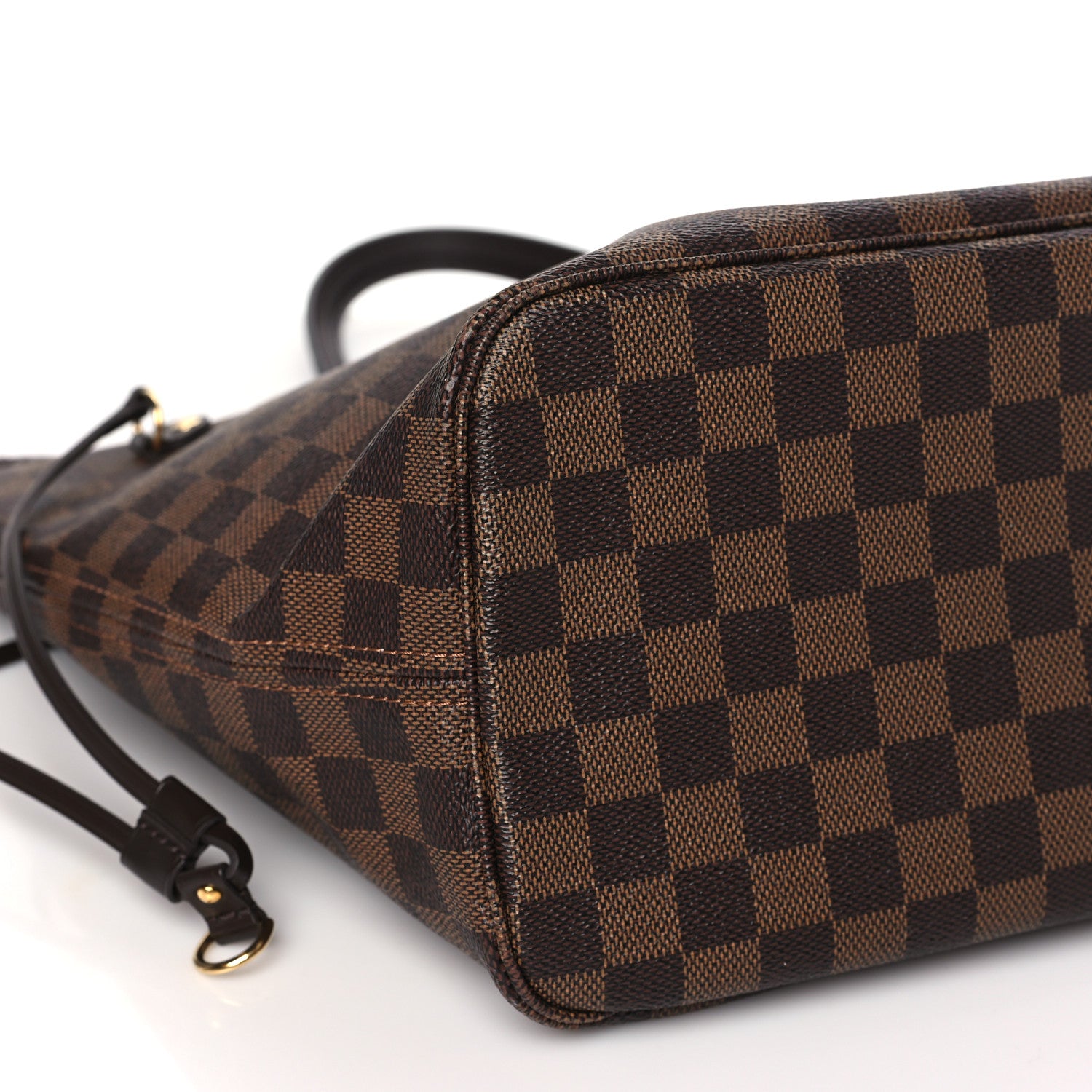 Louis Vuitton Damier Ebene Neo Neverfull MM Rose Ballerine 9 of 11