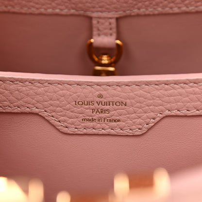 Louis Vuitton Taurillon Embellished Flower Crown Capucines MM Magnolia 6 of 8
