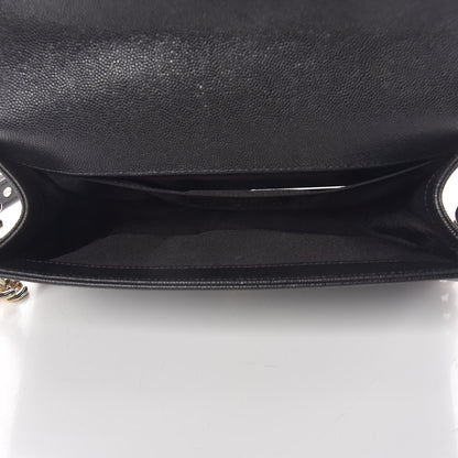 Chanel Caviar Quilted Medium Boy Flap Black 7 of 13