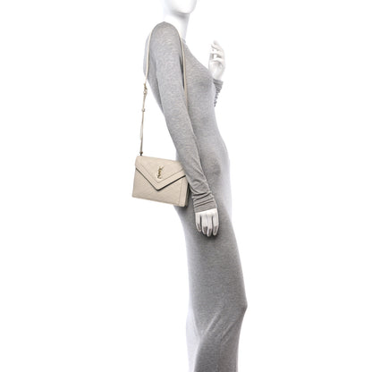 Saint Laurent Lambskin Quilted Mini Gaby Satchel Blanc Vintage 2 of 10