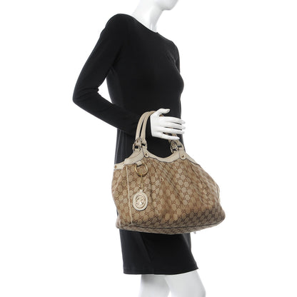 Gucci Monogram Medium Sukey Tote Off White 2 of 15