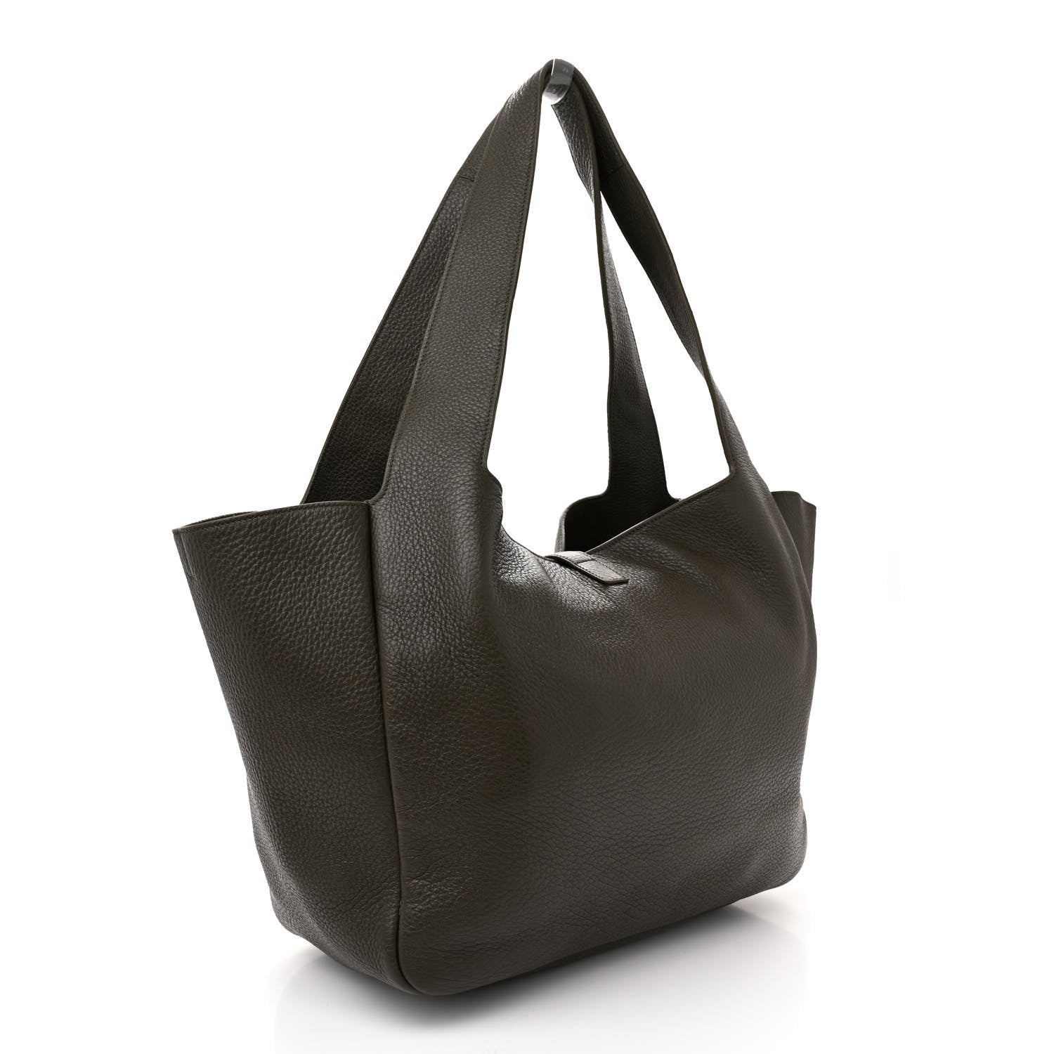 Saint Laurent Grained Deerskin Bea Tote Musk 3 of 12