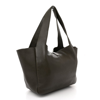 Saint Laurent Grained Deerskin Bea Tote Musk 3 of 12