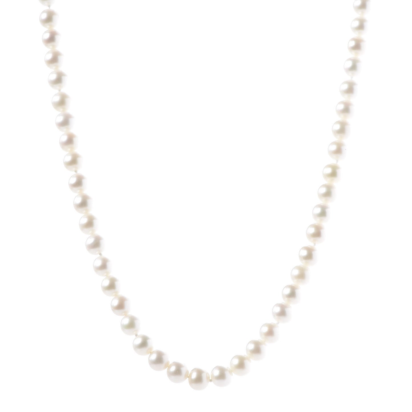 Sterling Silver Freshwater Pearl 6-7mm Ziegfeld Necklace