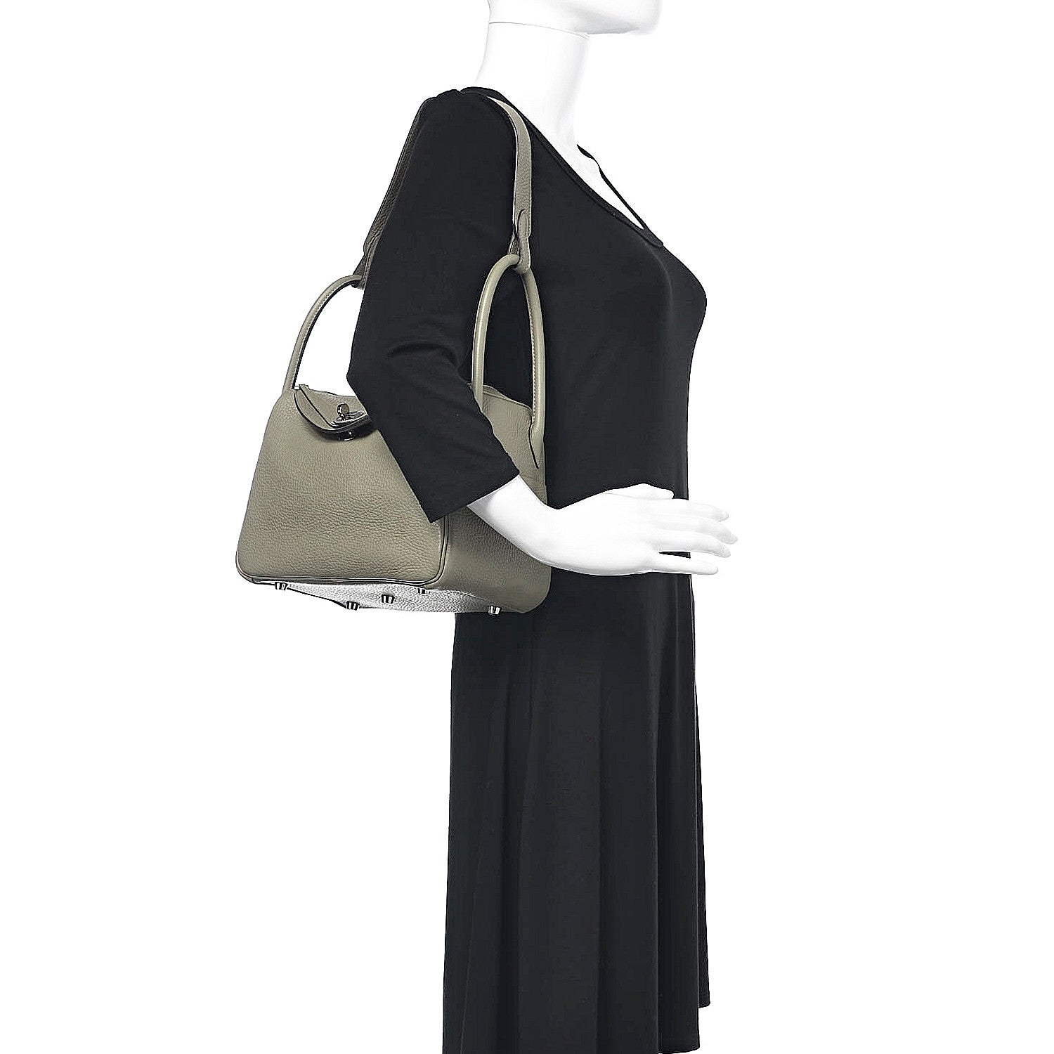 Hermes Taurillon Clemence Lindy 26 Sauge 2 of 14