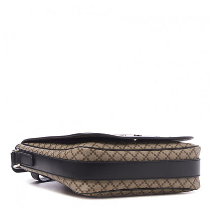 Gucci Diamante Flap Messenger Bag Beige Black 3 of 10
