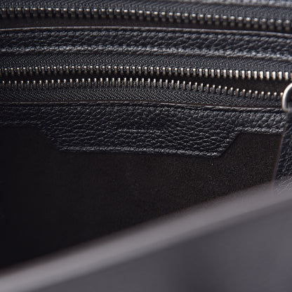 Celine Drummed Calfskin Micro Luggage Black 6 of 9