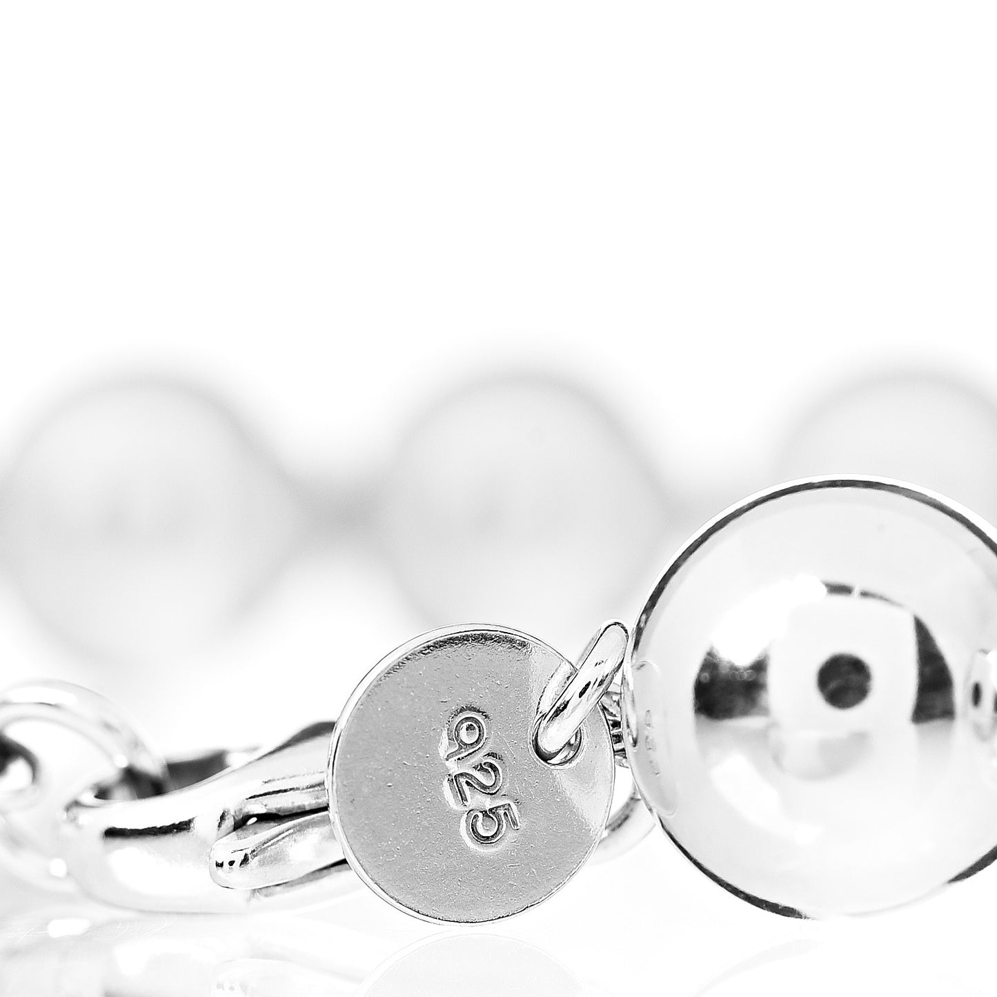 Sterling Silver 10mm HardWear Ball Bracelet