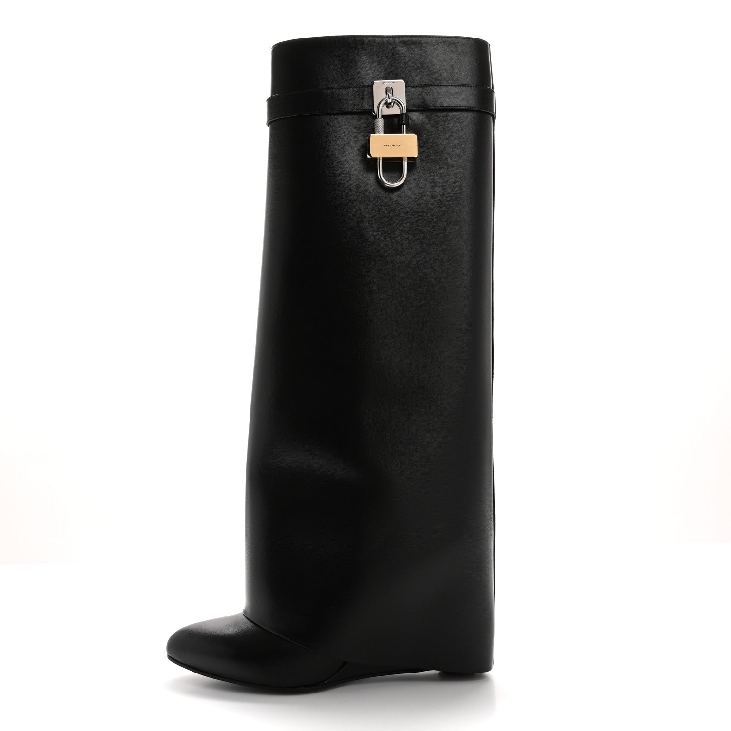 Givenchy Calfskin Shark Lock Pant Boots 40 Black 1 of 11