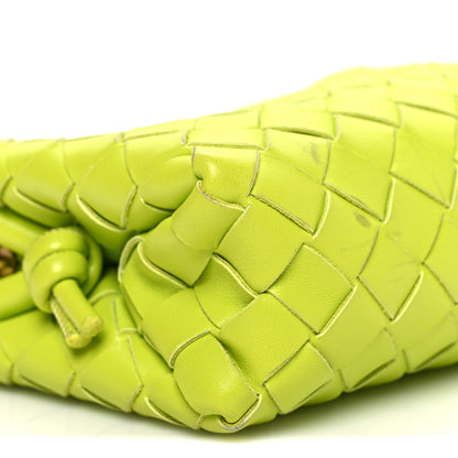 Bottega Veneta Nappa Intrecciato Mini Loop Camera Bag Acid Kiwi 8 of 11