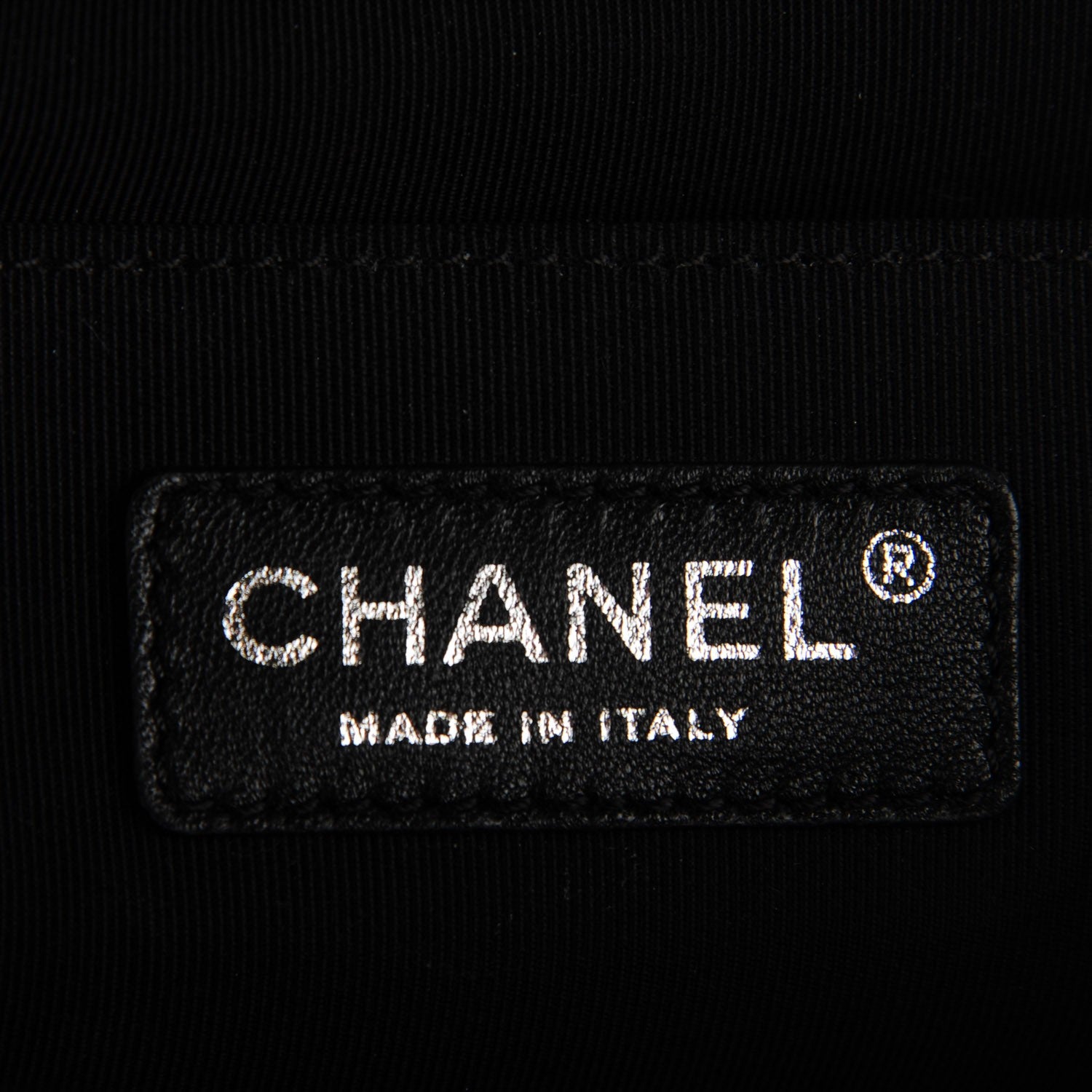 Chanel Calfskin Chevron Quilted Medium Chain Boy Flap Black 7 of 9