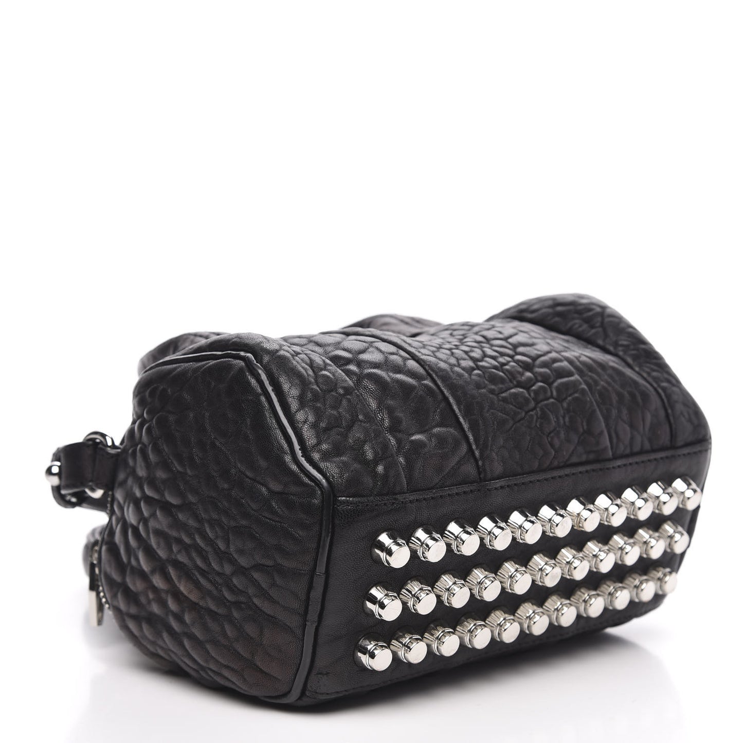 Pebbled Lambskin Mini Rockie Black Rhodium Hardware