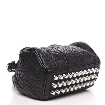 Alexander Wang Pebbled Lambskin Mini Rockie Black Rhodium Hardware 4 of 12