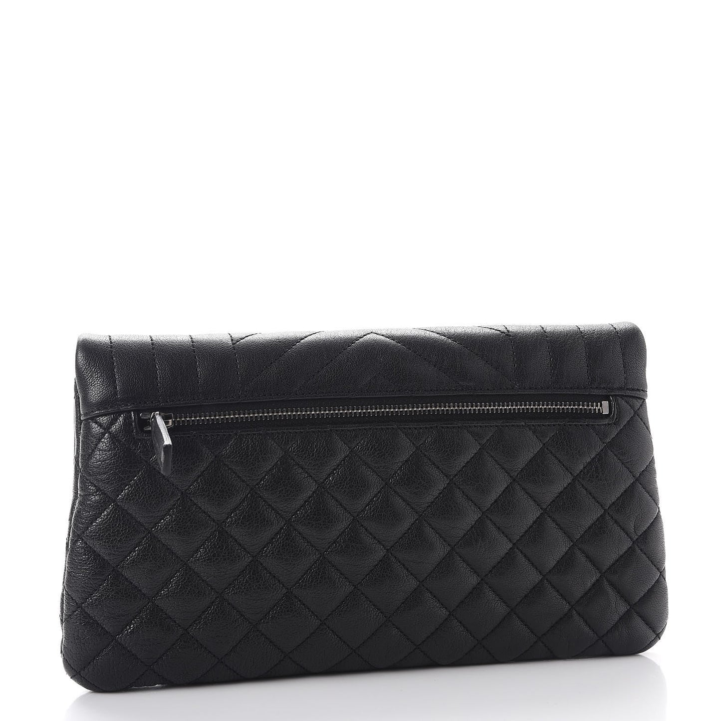 Calfskin Tri-quilt Monogram West Hollywood Clutch Black