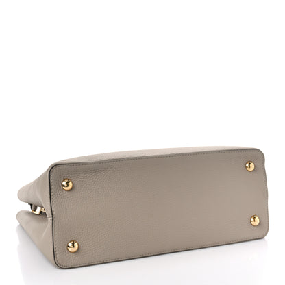 Louis Vuitton Taurillon Capucines MM Galet 4 of 8