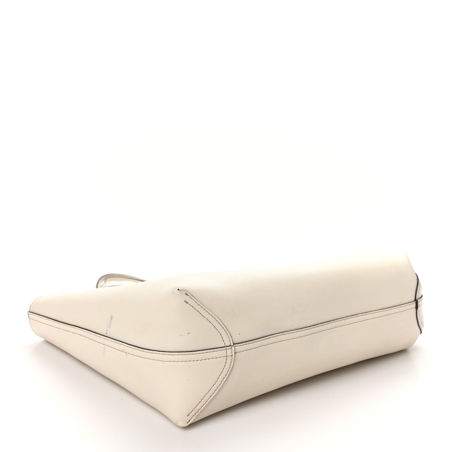 GG Supreme Monogram Medium Reversible Tote Beige White