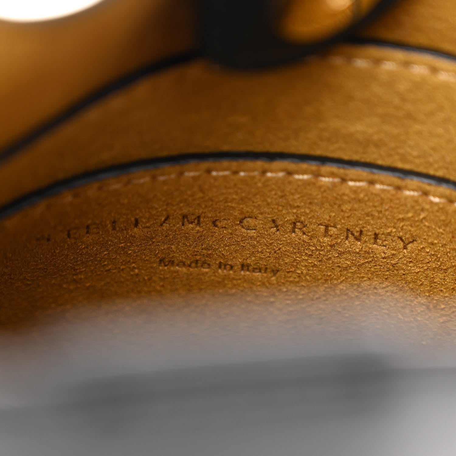 Stella McCartney Eco Alter Nappa Perforated Logo Tiny Crossbody Black 6 of 9