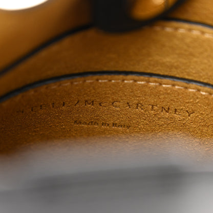 Stella McCartney Eco Alter Nappa Perforated Logo Tiny Crossbody Black 6 of 9