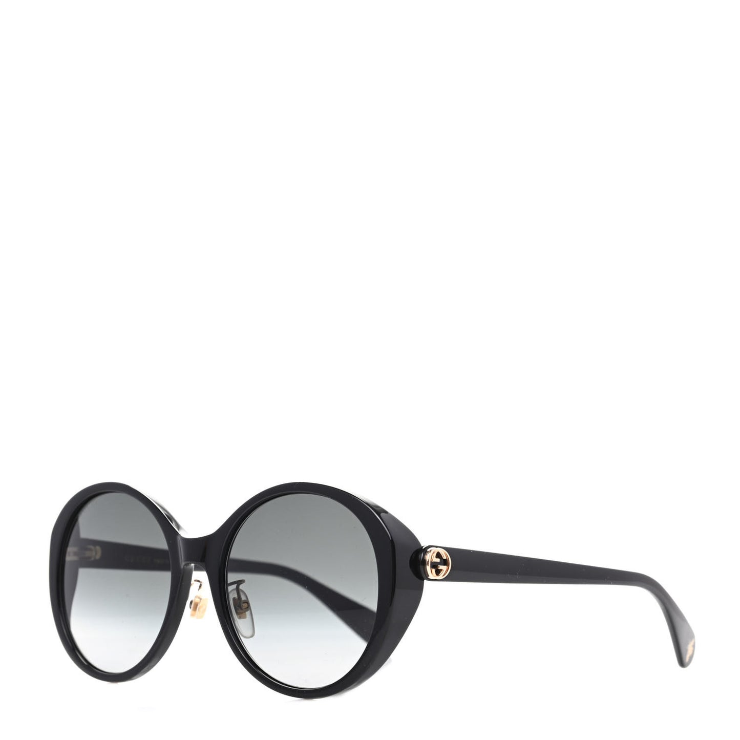 Acetate Round Sunglasses GG0370 Black