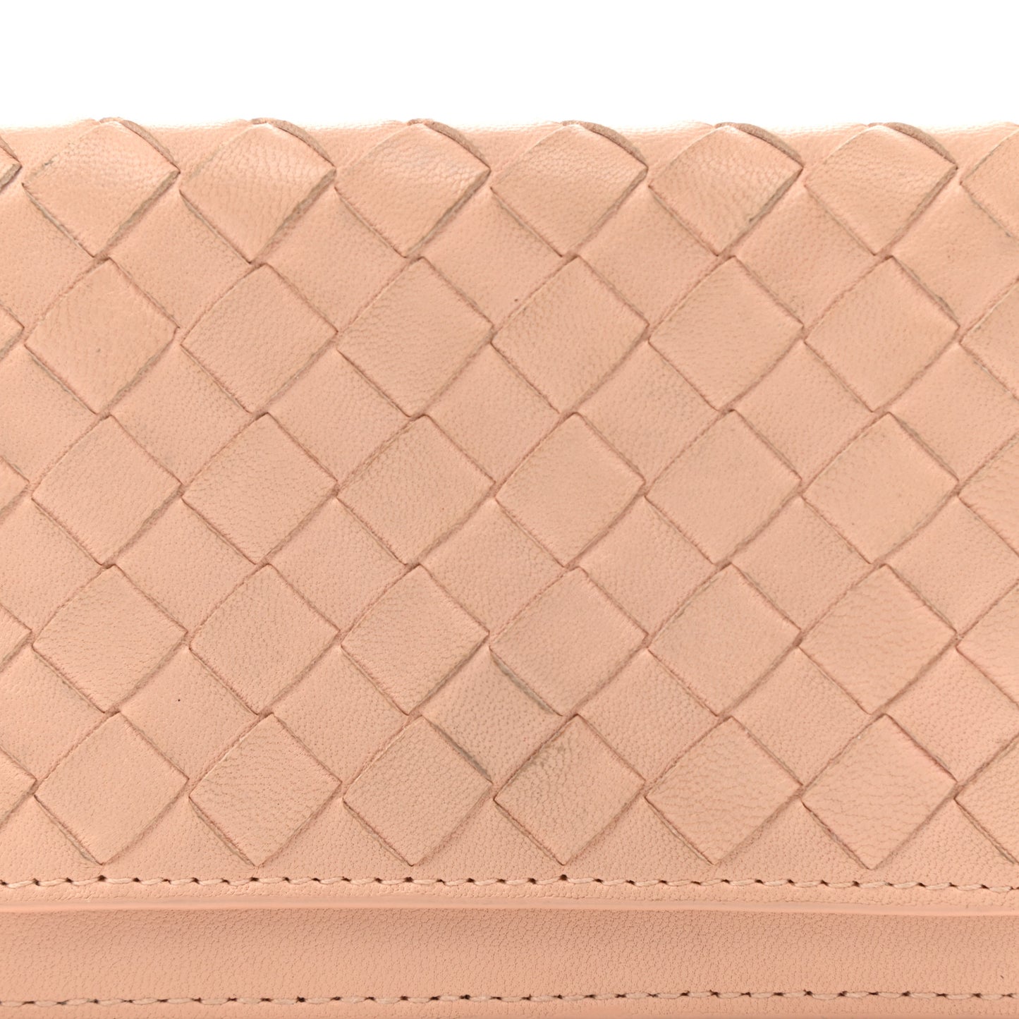 Nappa Intrecciato Card Holder Flamingo