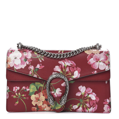 Gucci Calfskin Blooms Print Small Dionysus Shoulder Bag Romantic Cherry Multicolor 1 of 10
