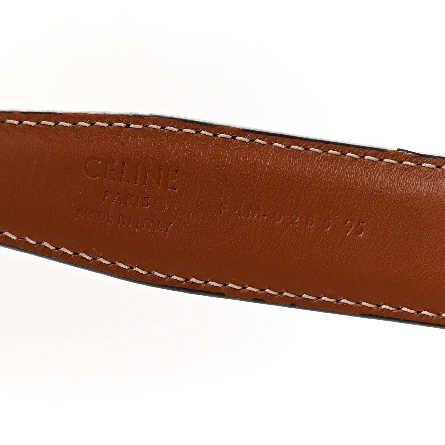 Box Calfskin Reversible Triomphe Belt 95 38 Black Tan
