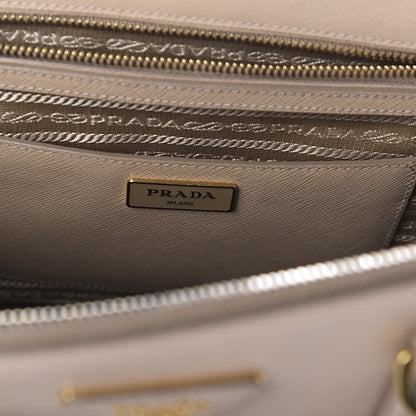 Prada Saffiano Lux Galleria Front Pocket Tote Cammeo Caramel 8 of 11