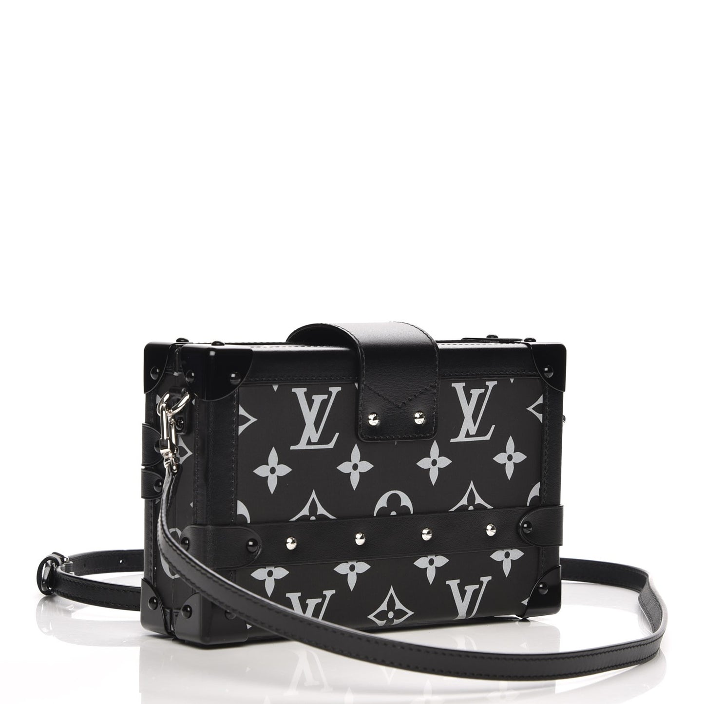 Reflective Petite Malle Black