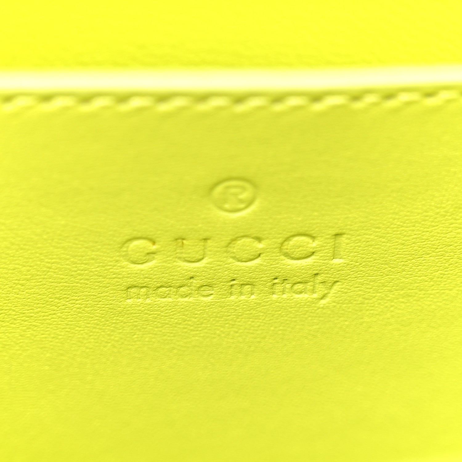 Gucci Calfskin Enamel Mini Diana Tote Bag Bright Green 6 of 12