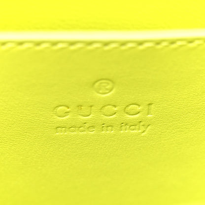 Gucci Calfskin Enamel Mini Diana Tote Bag Bright Green 6 of 12