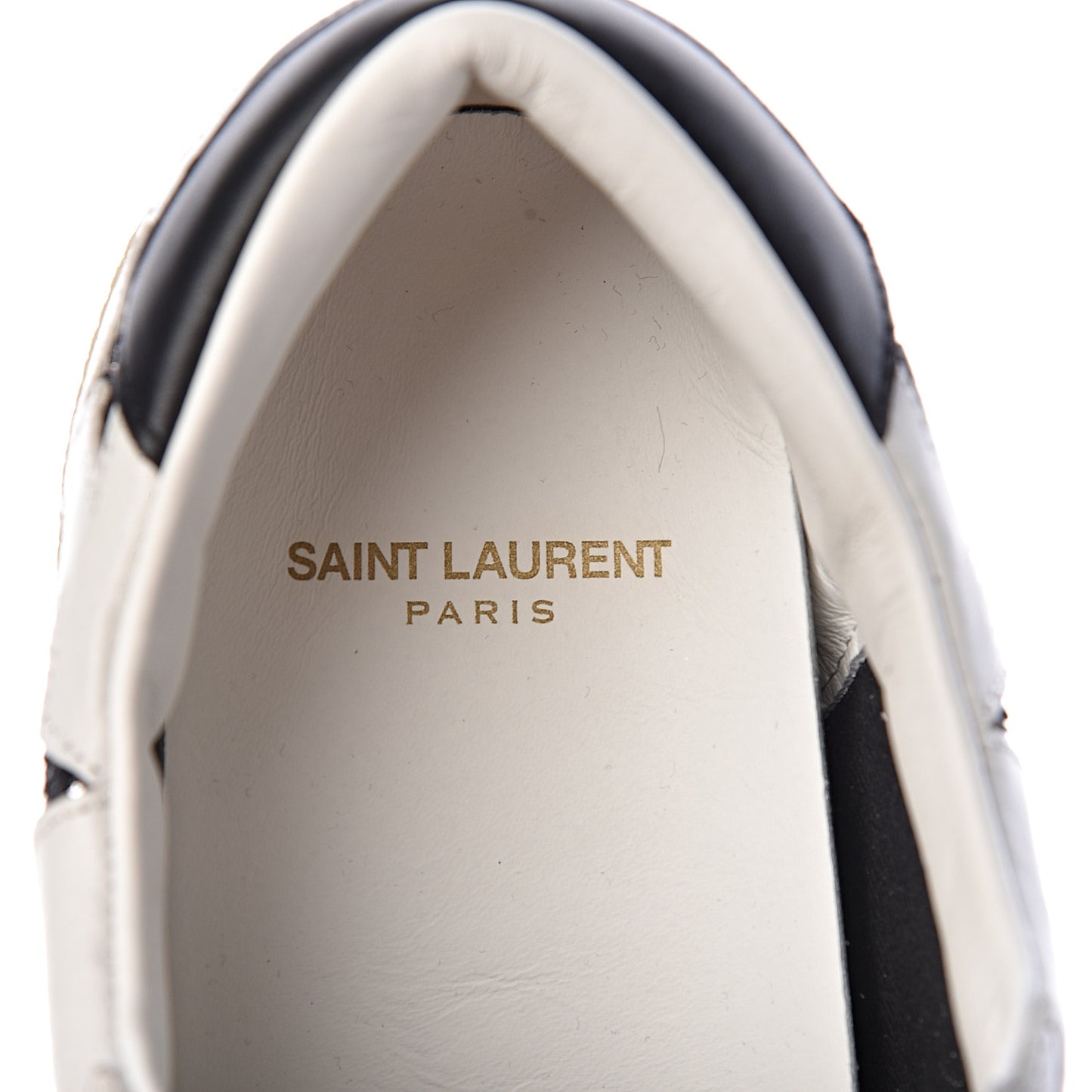 Calfskin Star Court Sneakers 39 White Argent