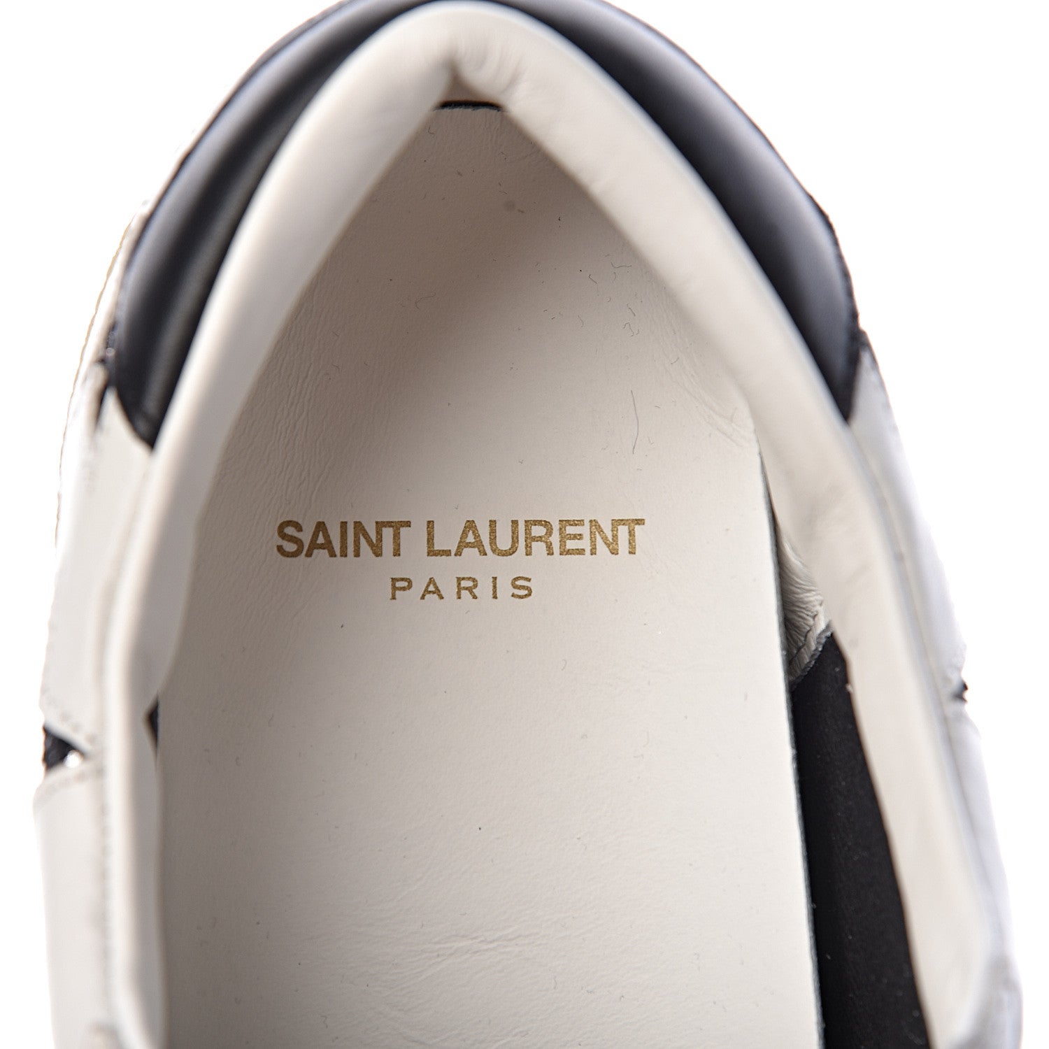 Saint Laurent Calfskin Star Court Sneakers 39 White Argent 5 of 9