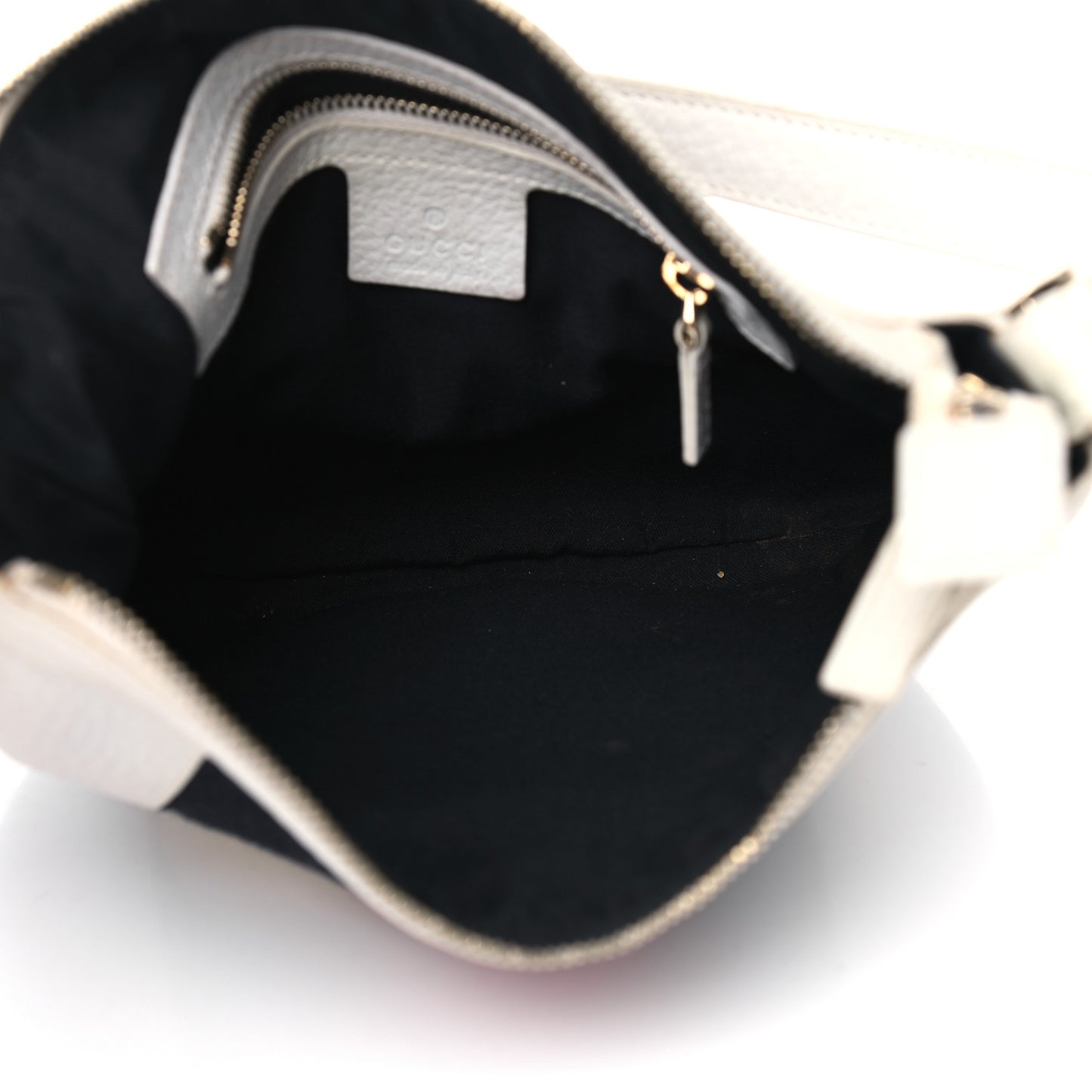 Calfskin Web Small Blondie Hobo White