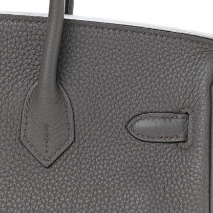 Hermes Togo Birkin 25 Etain 9 of 33