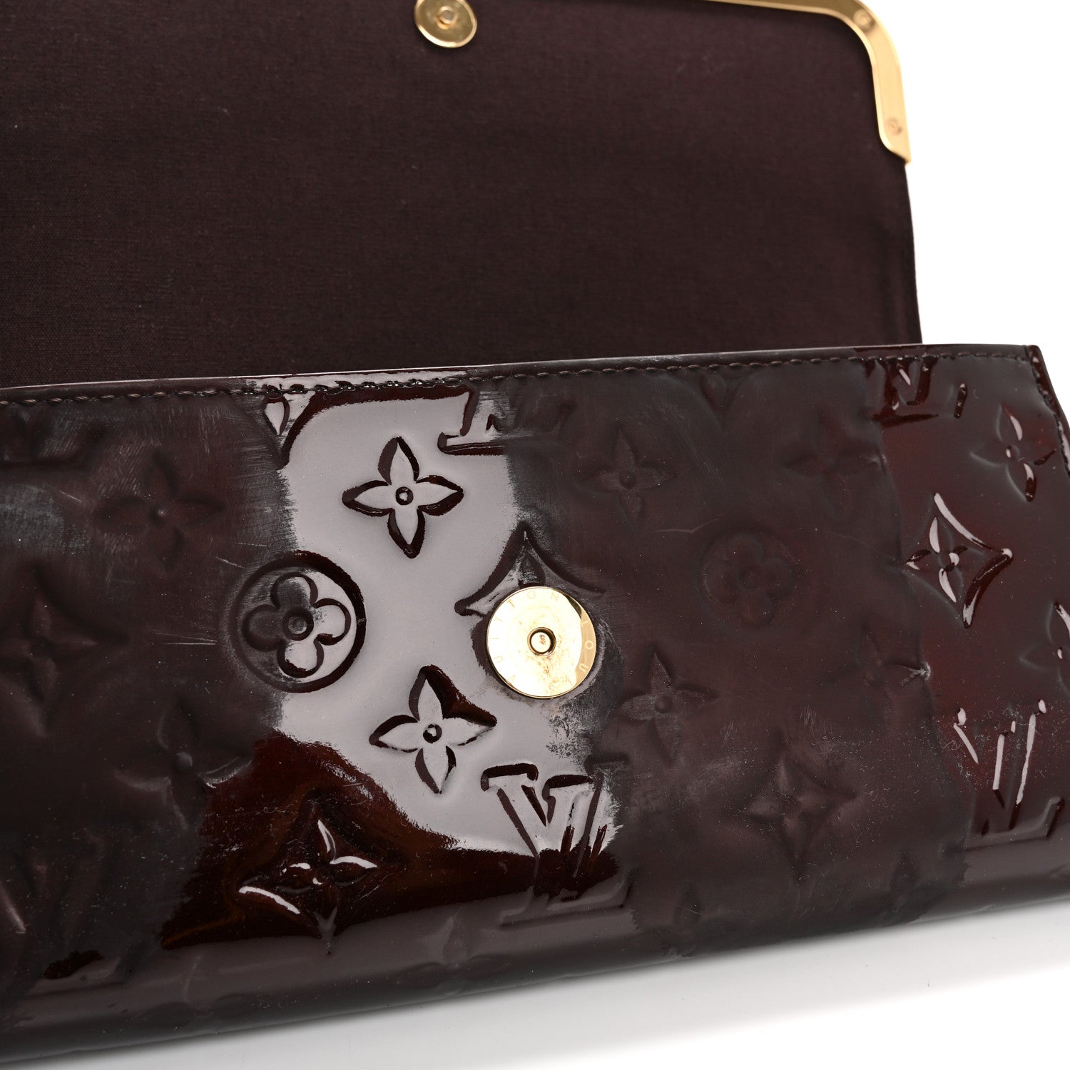 Louis Vuitton Vernis Rossmore MM Amarante 10 of 11