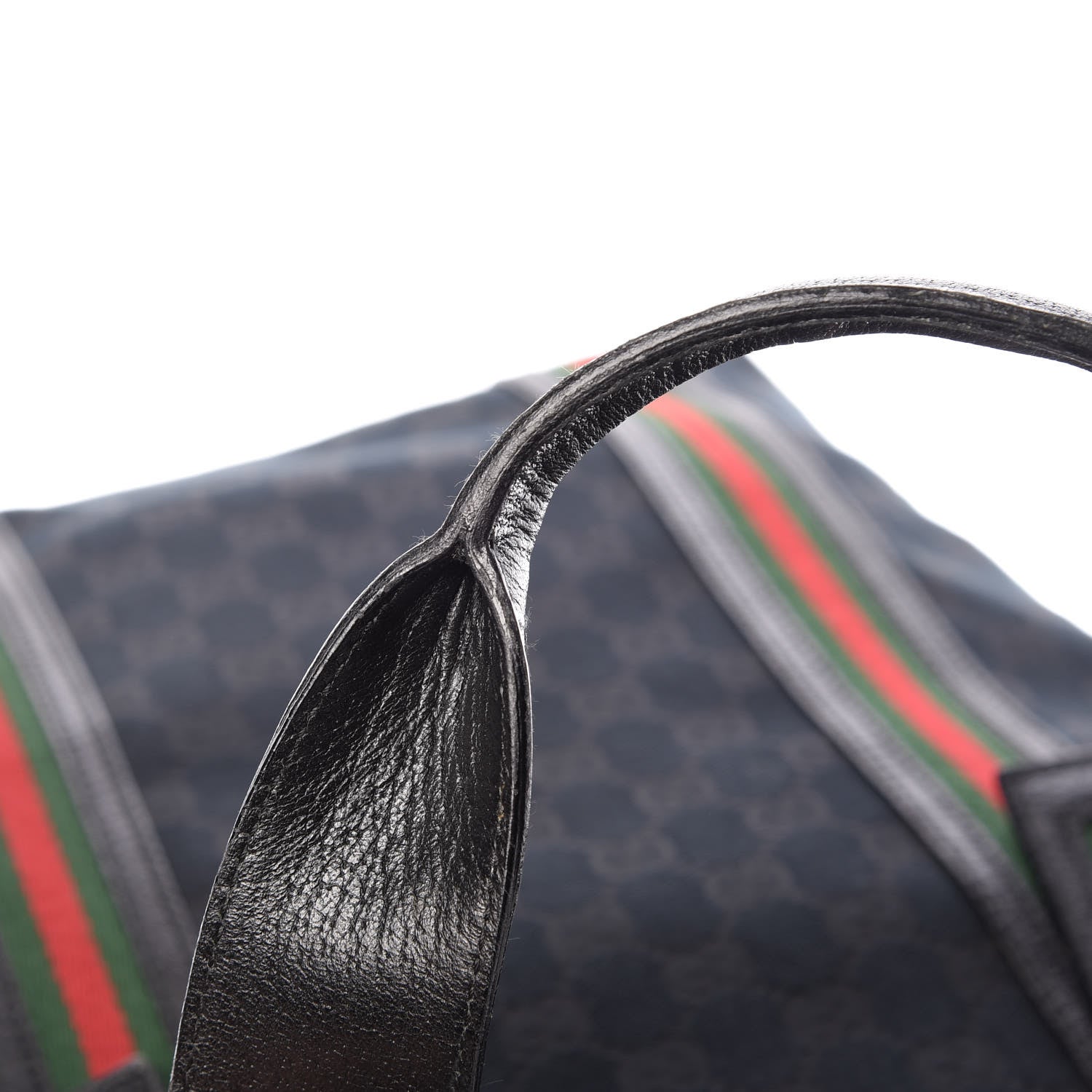 Gucci GG Monogram Web Handle Vertical Tote Bag Black 16 of 17