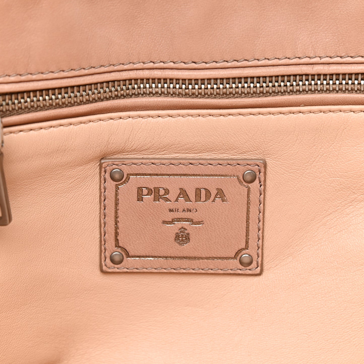 Nappa Antique Stitched Satchel Cammeo