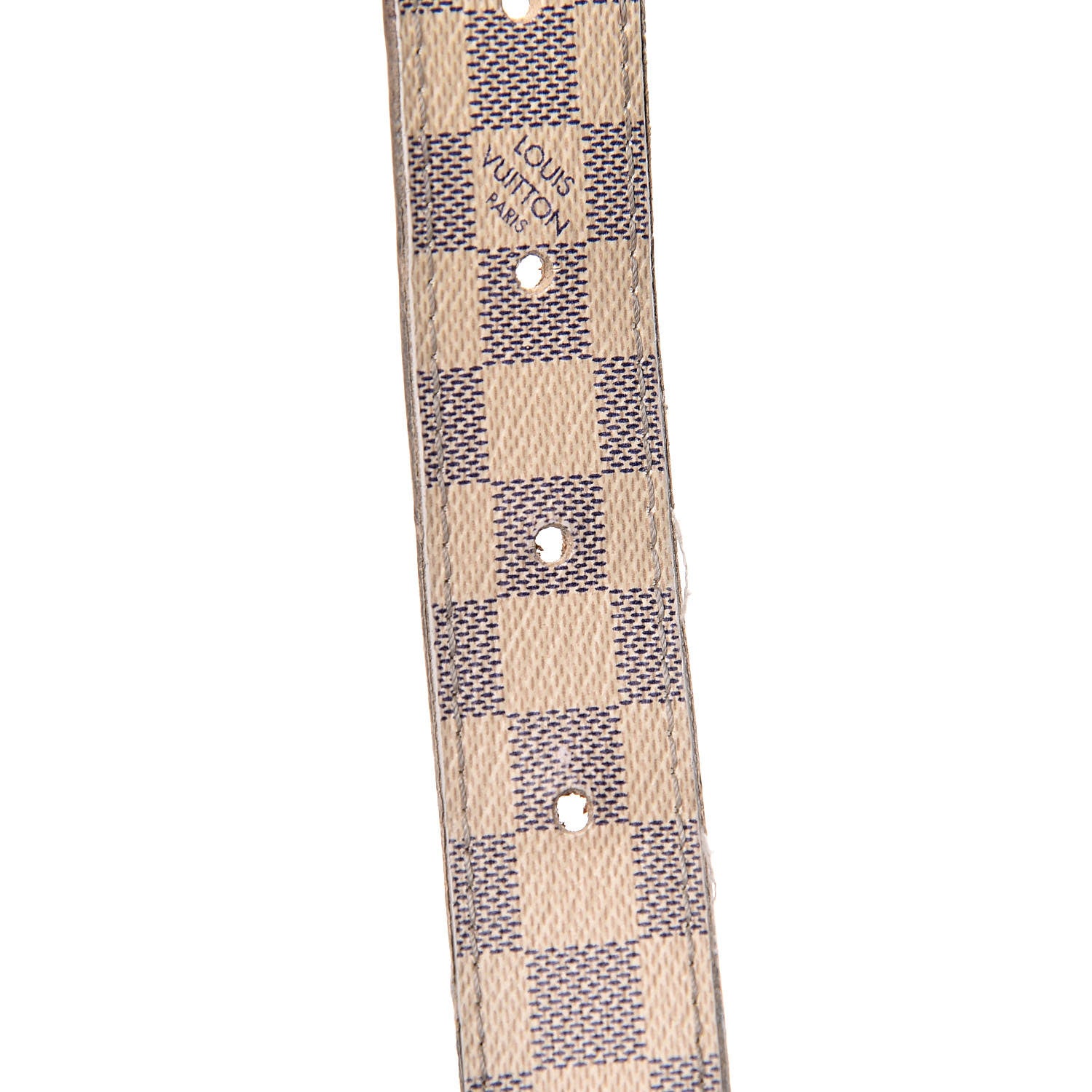 Louis Vuitton Damier Azur 25mm Mini Belt 85 34 7 of 13