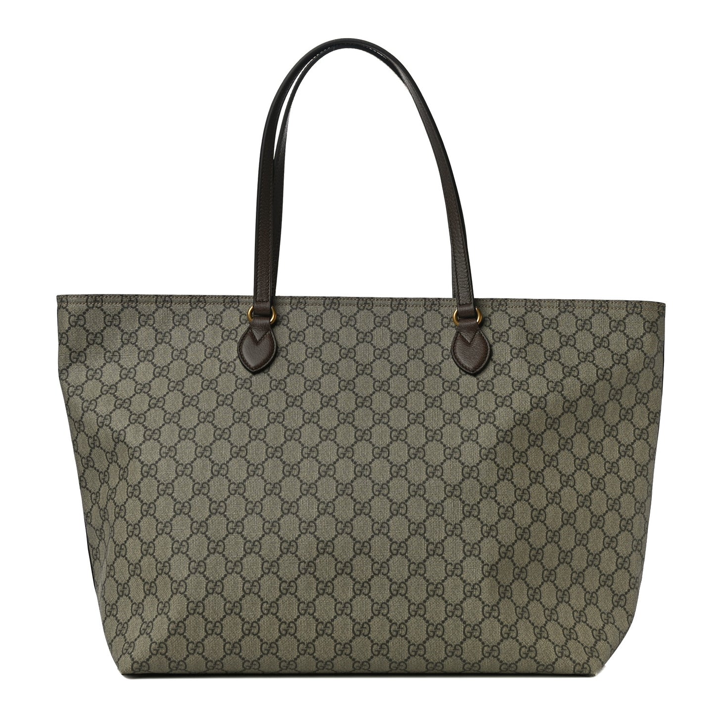GG Supreme Monogram Medium Ophidia Shopping Tote Ebony