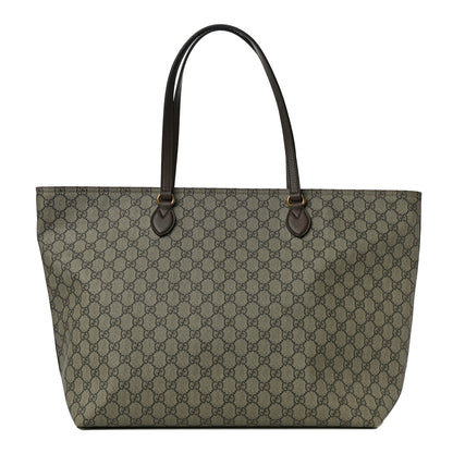 Gucci GG Supreme Monogram Medium Ophidia Shopping Tote Ebony 1 of 7