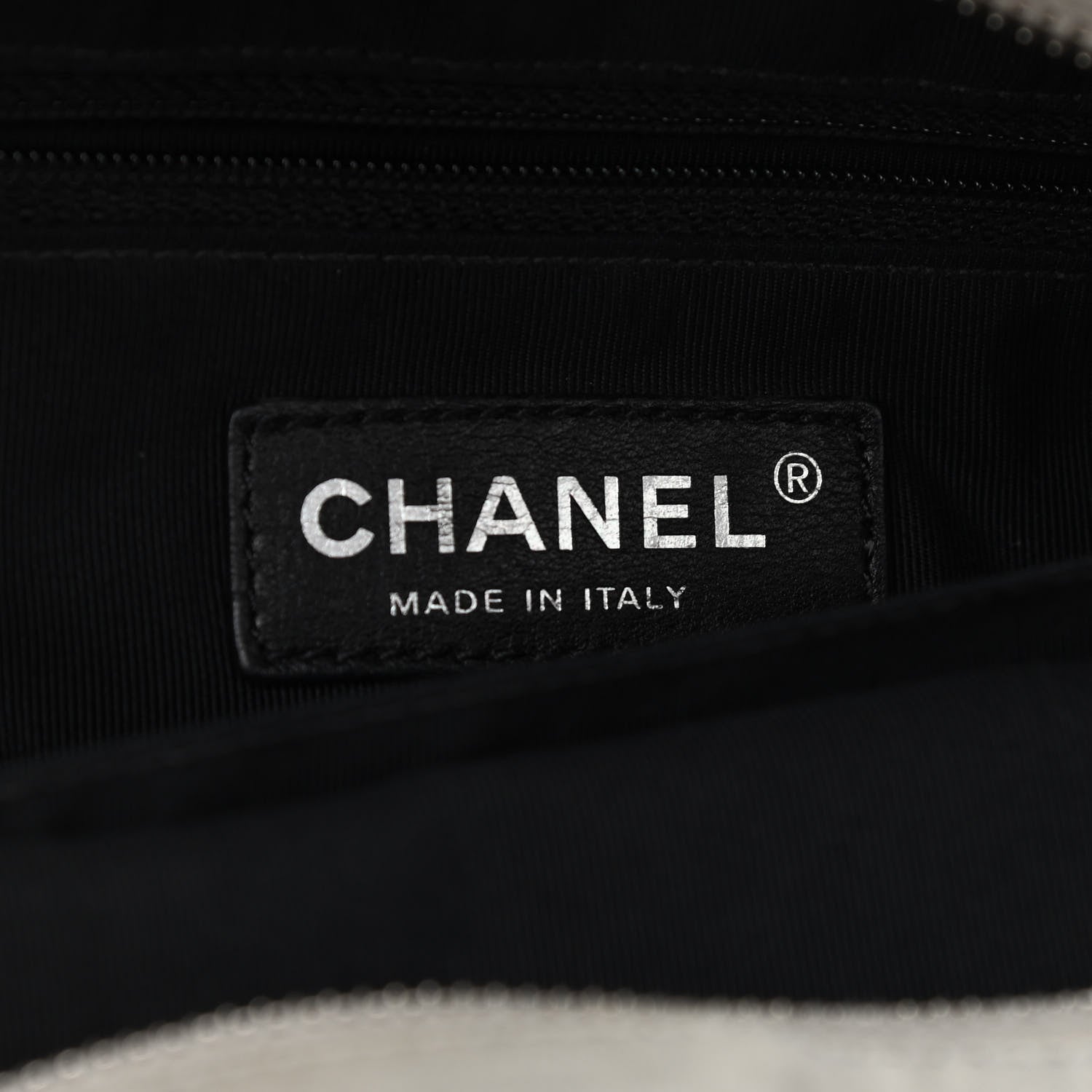 Chanel Iridescent Calfskin Chic Quilt Bowling Bag Grey 5 of 13