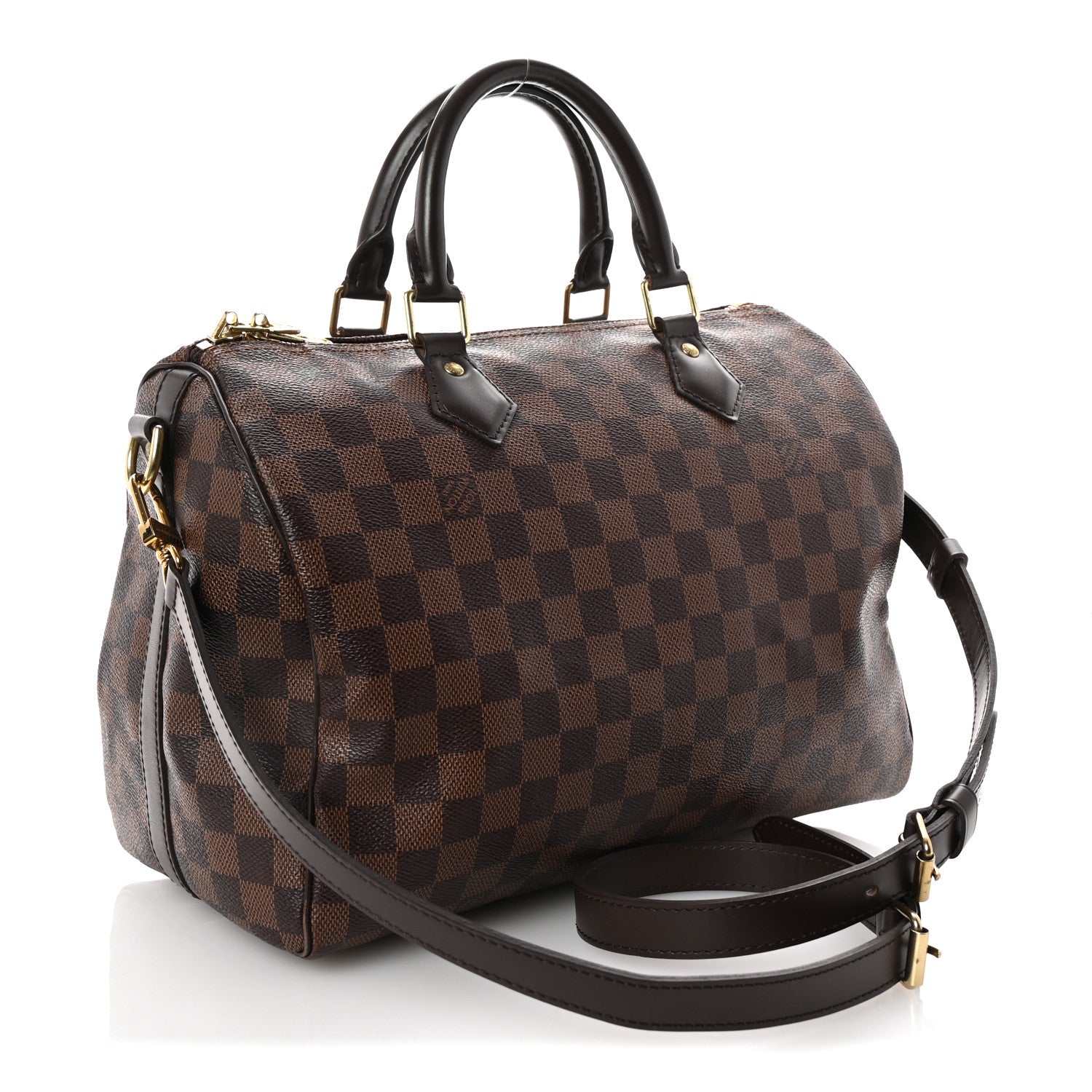 Louis Vuitton Damier Ebene Speedy Bandouliere 30 3 of 10