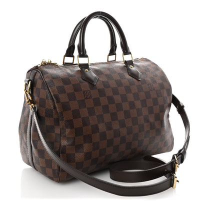 Louis Vuitton Damier Ebene Speedy Bandouliere 30 3 of 10