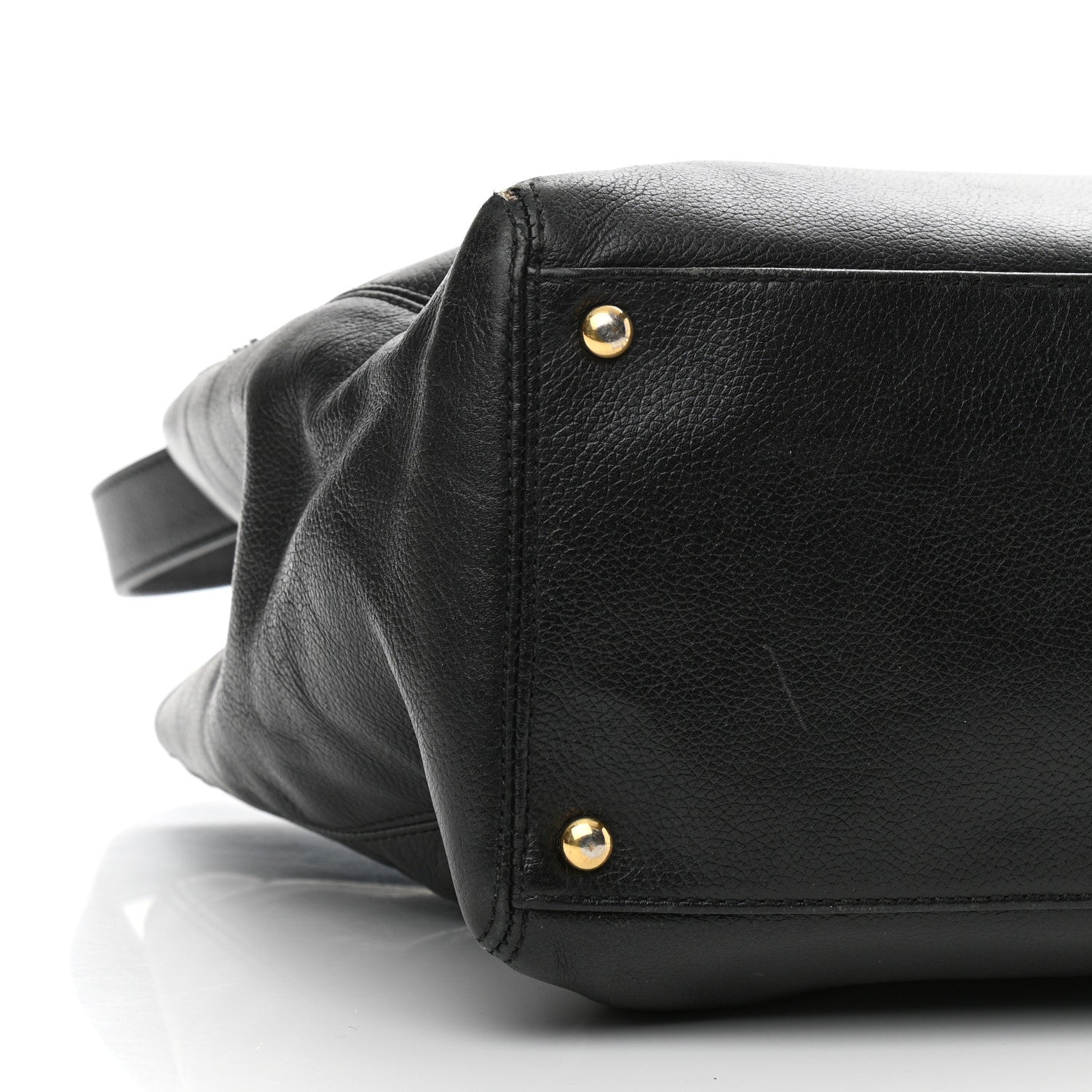 Chanel Calfskin Cerf Executive Shopper Tote Black 9 of 15